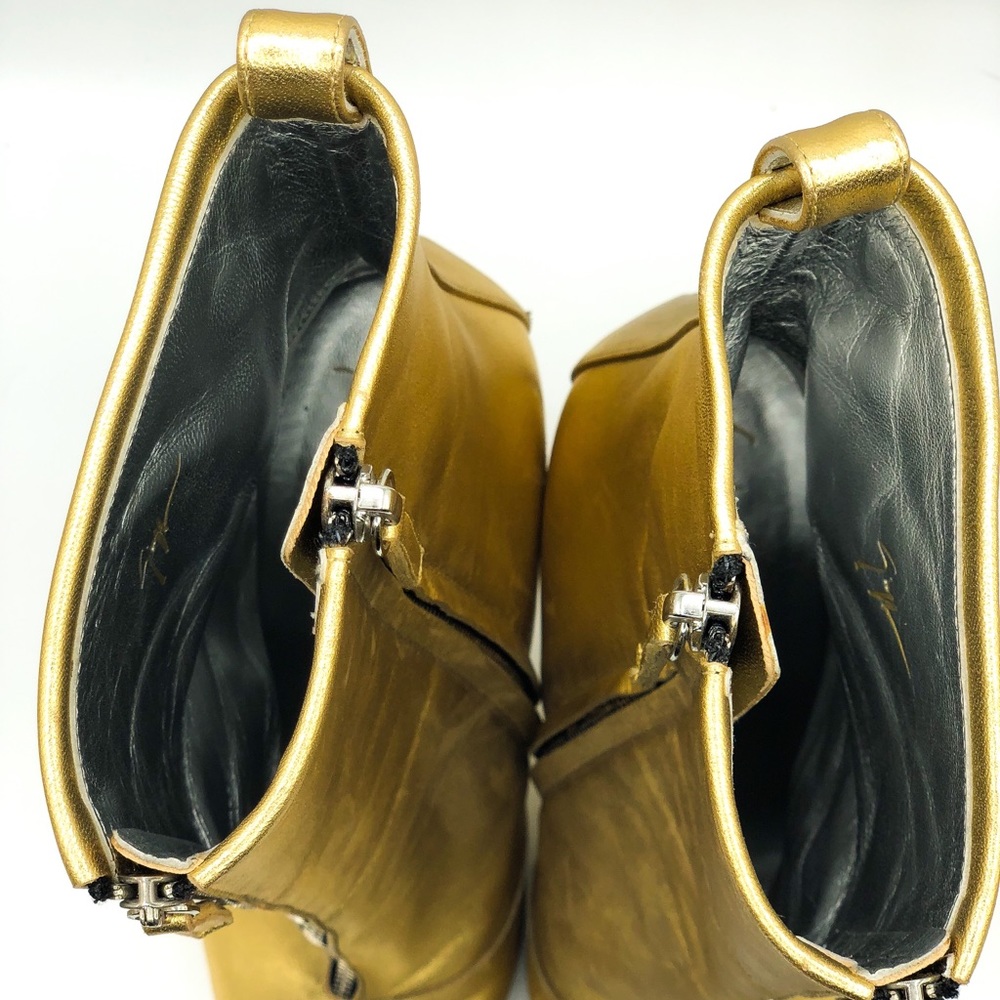 Giuseppe Zanotti Gold Boots - Picture 4 of 8